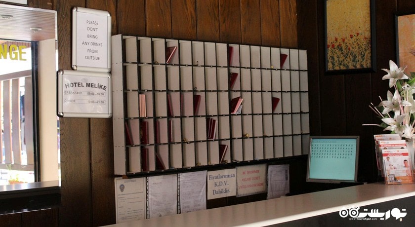 نمای قسمت پذیرش هتل